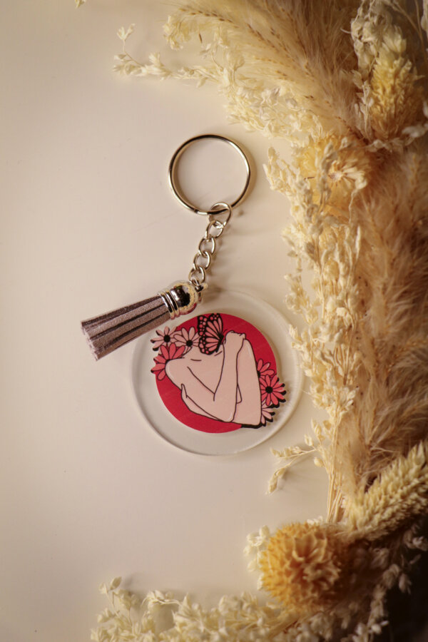 Porte-clé solidaire – Édition Octobre Rose – Image 2