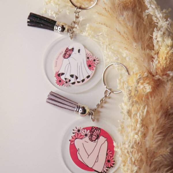 Porte-clé solidaire – Édition Octobre Rose